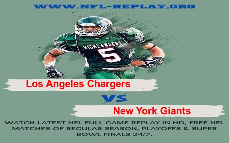 Los Angeles Chargers vs New York Giants