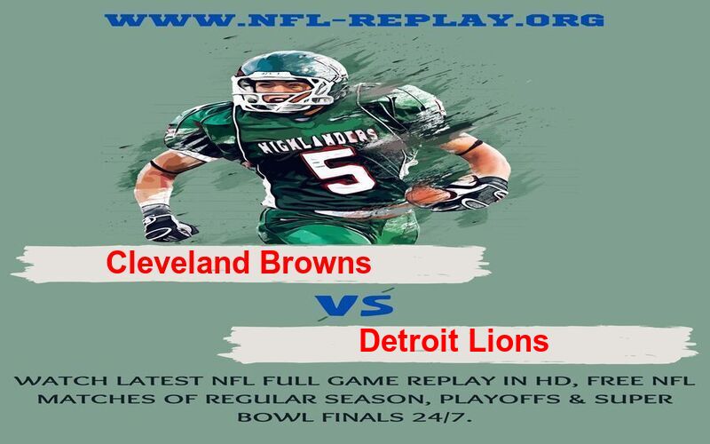 Cleveland Browns vs Detroit Lions