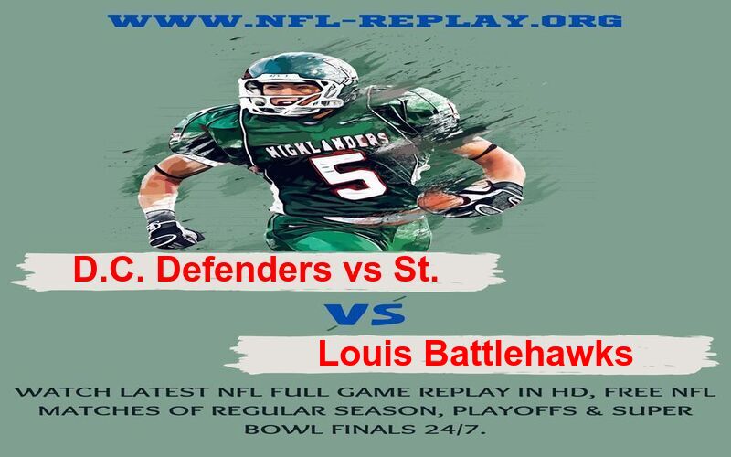 D.C. Defenders vs St. Louis Battlehawks June